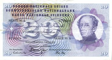 Svájc 1973. 20Fr T:III