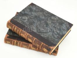 Verlaine, Paul: Poésies Compl?tes de Paul Verlaine 1-2. Banderole., 1923. Kiadói bordázott félbőr kö...