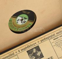 Linguaphone olasz nyelvlecke 32 lemezoldalon, hozzá egy kísérő füzet, eredeti dobozában