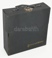 Linguaphone olasz nyelvlecke 32 lemezoldalon, hozzá egy kísérő füzet, eredeti dobozában