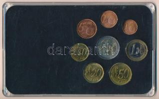 Finnország 2001-2006. 1c-2E (8xklf) forgalmi összeállítás műanyag dísztokban T:UNC,AU 
Finland 2001...