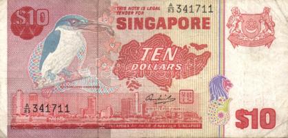 Szingapúr 1976. 10$ T:III