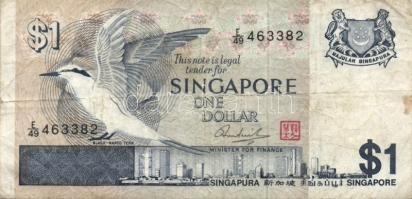 Szingapúr 1976. 1$ (4x) + 1987. 1$ (2x) T:III+,III