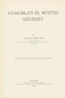 Burger Károly: Szülészeti műtéttan. Bp., én., Franklin. Kiadói aranyozott egészvászon-kötés, kopott borítóval, a gerincen apró sérülésekkel. + Kovács Ferenc: Gyakorlati és műtétes szülészet. Bp., 1936, Magyar Orvosi Könyvkiadó Társulat. Kiadói aranyozott egészvászon-kötés, kissé kopott borítóval, laza fűzéssel.