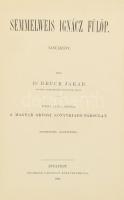 Bruck Jakab: Semmelweis Ignácz Fülöp. Tanulmány. Bp., 1885, Magyar Orvosi Könyvkiadó-Társulat,(Franklin-ny.), 16 p. Papírkötés, kissé szakadt borítóval, a hátsó borító hiányzik.