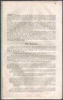 1845 Székesfehérvár, protestáns egyházi jegyzőkönyv, 1845. sept. 23-24., foltos, 10 p.