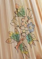 Herendi Viktória mintás asztali lámpa koi hal figurás díszítésekkel. Sérülésekkel, sérült búrával, m...