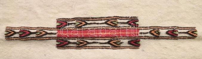 Antik algír tuareg kendő, kis sérülésekkel, 150x80 cm