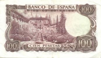 Spanyolország 1970. 100P (2x) T:II/III