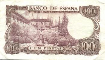 Spanyolország 1970. 100P (2x) T:II/III