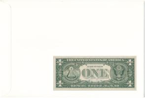 Amerikai Egyesült Államok 1985. 1$ felbélyegzett borítékban, bélyegzéssel T:UNC 
USA 1985. 1 Dollar...
