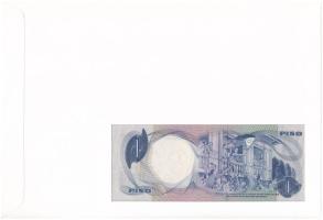 Fülöp-szigetek 1969. 1P felbélyegzett borítékban, bélyegzéssel T:UNC
Philippines 1969. 1 Piso in en...