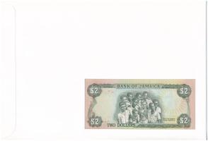 Jamaika 1993. 2$ felbélyegzett borítékban, bélyegzéssel T:UNC
Jamaica 1993. 2 Dollars in envelope w...