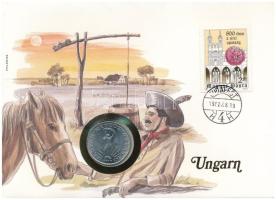 Magyarország 1980. 10Ft Ni felbélyegzett borítékon, bélyegzéssel T:UNC,AU  Hungary 1980. 10 Forint Ni in envelope with stamp C:UNC,AU