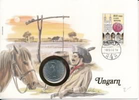 Magyarország 1980. 10Ft Ni felbélyegzett borítékon, bélyegzéssel T:UNC,AU  Hungary 1980. 10 Forint Ni in envelope with stamp C:UNC,AU