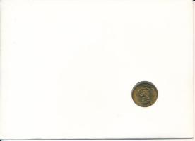 Csehszlovákia 1985. 1K Al-bronz felbélyegzett borítékban, bélyegzéssel T:AU 
Czechoslovakia 1985. 1...