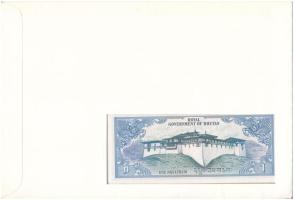 Bhutan 1N DN (1981-1985). felbélyegzett borítékban, bélyegzéssel T:UNC 
Bhutan ND (1981-1985). 1 Ng...