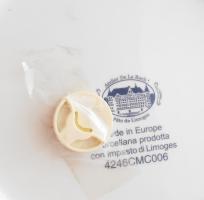 Limoges kobaltkék festéses dísztál. Jelzett, hibátlan, d: 20 cm