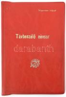 Munkásőrság távbeszélő névsor. Szigorúan titkos. sorszámozott 485/1500. sz. példány. 102p. Kiadói műbőr kötésben, a Munkásőrség címerével,