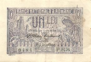 Románia 1915. 1L T:II