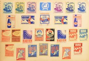 Közel 1000 darabos magyar gyufacímke gyűjtemény albumban