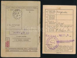 1942 Budapesti Nemzetközi Vásár, Háborús vásár vásár igazolvány + személyi lap