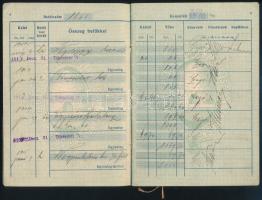 1919 Sajószentpéteri takarékpénztár betétkönyv