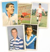 1965 21 db Bundesliga labdarúgó kártyák sok duplummal, összesen 6 féle / Budesliga football cards
