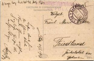 1917 SMS PRINZ EUGEN Osztrák-Magyar Haditengerészet pre-dreadnought csatahajó / K.u.K. Kriegsmarine ...