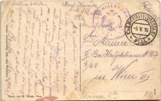 1916 SMS PRINZ EUGEN Osztrák-Magyar Haditengerészet pre-dreadnought csatahajó / K.u.K. Kriegsmarine ...