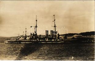 SMS PRINZ EUGEN Osztrák-Magyar Haditengerészet pre-dreadnought csatahajó / K.u.K. Kriegsmarine / Austro-Hungarian Navy ironclad warship. photo