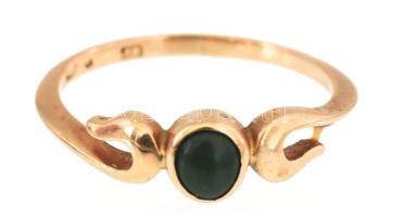 14K arany (Au) gyermek gyűrű zafírral jelzett 1g