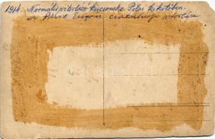 1914 SMS PRINZ EUGEN Osztrák-Magyar Haditengerészet pre-dreadnought csatahajó vitorlázó kis csónakja...