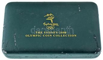 Ausztrália 2000. 5$ részben színezett Ag "XXVII. Nyári Olimpia - Sydney" (2xklf) eredeti, ...
