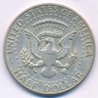 Amerikai Egyesült Államok 1964. 1/2$ Ag "Kennedy" T:AU,XF patina USA 1964. 1/2 Dollar Ag &...