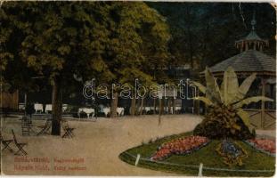 Szilács, Szliácsfürdő, Kúpele Sliac; Nagyvendéglő, étterem / Velky hostinec / restaurant (kopott sarkak / worn corners)