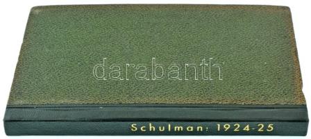 J. Schulmann két darab árverési katalógusa egybekötve: 1924-1925. évi három árverés listája, gazdag ...