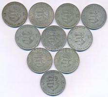 1947. 5Ft Ag "Kossuth" (10x) T:VF,F patina Adamo F8.1