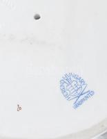 Herendi lúdon lovagló fiú. Jelzett, h: 26 cm, m: 19,5 cm