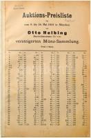 Otto Helbing két darab árverési katalógus egybekötve: az 1907-es Gube anyag listája, gazdagon illusz...