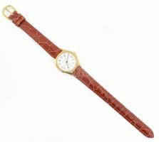 Altneu héber számos női karóra. Kvarc, bőr szíjjal, tokban, számlap d: 22mm