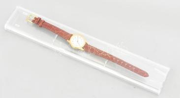 Altneu héber számos női karóra. Kvarc, bőr szíjjal, tokban, számlap d: 22mm