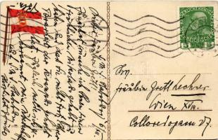 1913 SMS HABSBURG az Osztrák-Magyar Haditengerészet Habsburg-osztályú pre-dreadnought csatahajója / ...