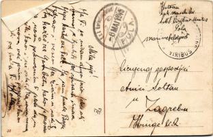 1915 Auf der Wacht in der Adria. K.u.K. Kriegsmarine / WWI Austro-Hungarian Navy art postcard, battl...