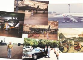 cca 1980-1990 Repülés, űrhajózás témájú képek: Neil Armstrong Air & Space Museum kiállítása, rep...