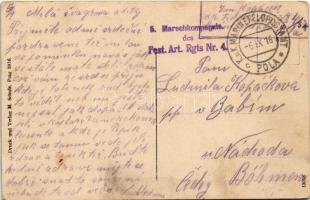 1916 Pola, K.u.K. Kriegsmarine Schiffe in Reserve / Navi in Riserva / Osztrák-Magyar Haditengerészet...