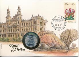 Dél-Afrika 1984. 50c Ni felbélyegzett borítékban, alkalmi bélyegzéssel T:UNC South Africa 1984. 50 Cents Ni in envelope with stamp and cancellation C:UNC