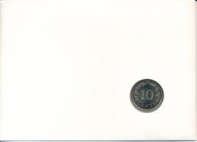 Málta 1972. 10c felbélyegzett borítékban, bélyegzéssel T:UNC Malta 1972. 10 Cents in envelope with s...