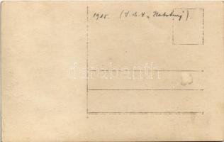 1915 SMS HABSBURG az Osztrák-Magyar Haditengerészet Habsburg-osztályú pre-dreadnought csatahajó fedé...