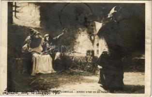 1905 Jeanne d'Arc en sa prison. Salon 1905. s: Rousseau-Decelle / Addressed to K.u.k. Kriegsmar...